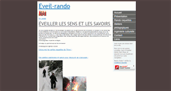 Desktop Screenshot of eveil-rando.fr