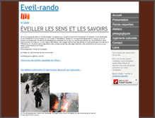 Tablet Screenshot of eveil-rando.fr